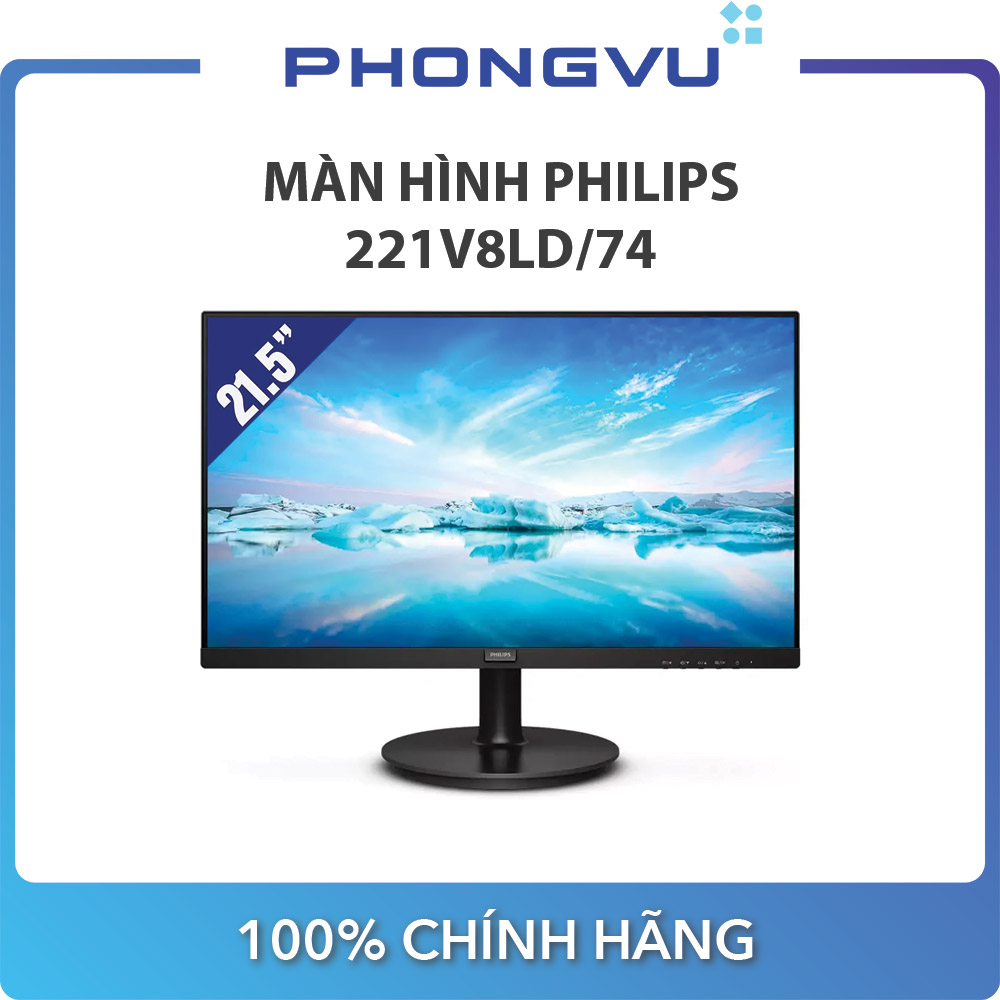 Màn hình lcd philips 221v8ld/74 - bảo hành 36 tháng