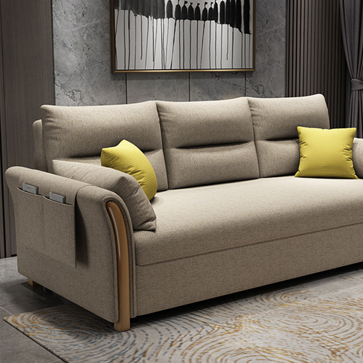 Giường Sofa thông minh, Ghế Sofa Đa Năng, giường ngủ tiện ích 1m5 x 1m9 bọt biển M026-5 tặng 4 gối