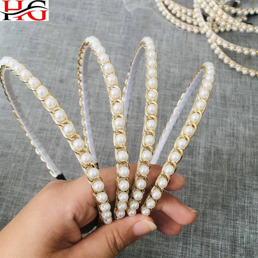 [HCM]Cài tóc đính hạt kiểu mới xinh xắn phong cách Hàn Quốc ,băng đô dễ thương