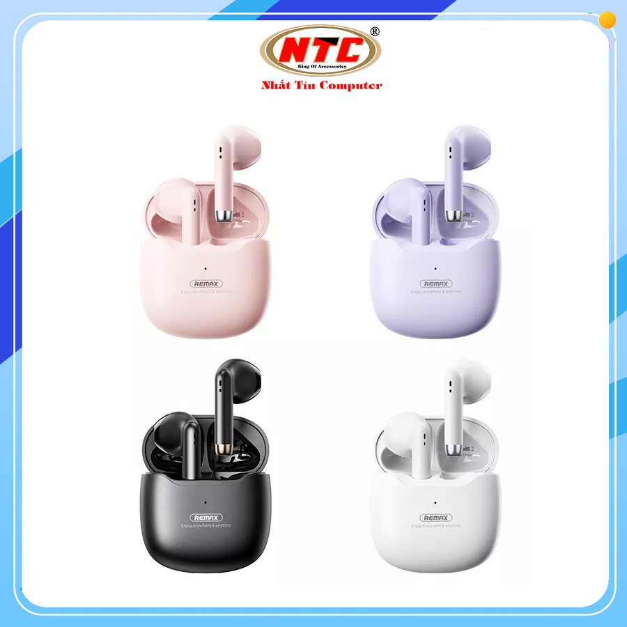 Tai nghe Bluetooth TWS Remax TWS-19 Marshmallow Series V5.3, Pin 5H - Nhất Tín Computer