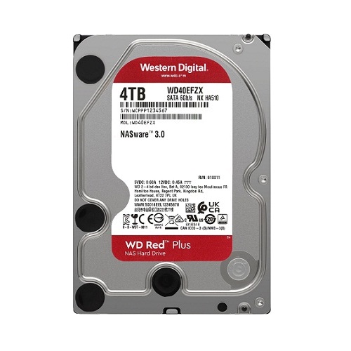 Ổ cứng wd red plus 4tb wd40efzx