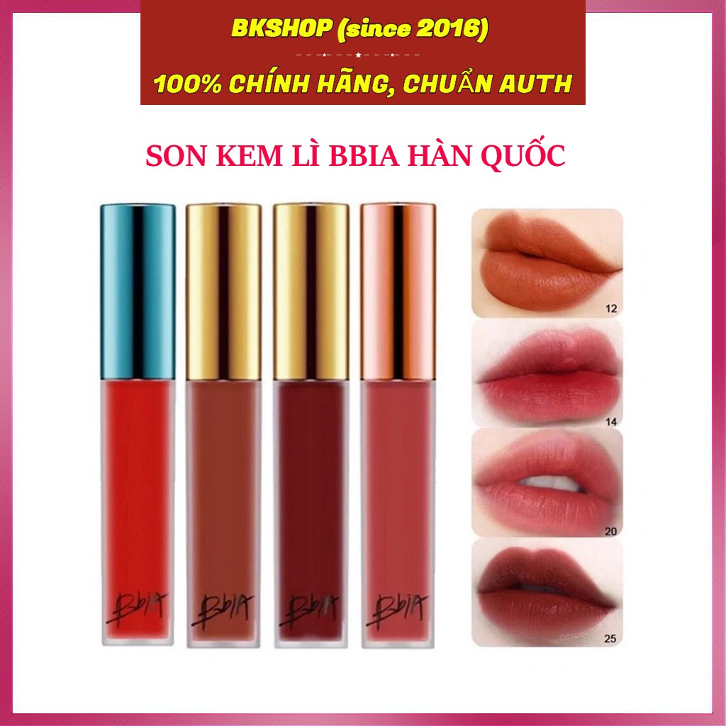 Son Kem Lì Bbia Last Velvet Lip Tint Full Version