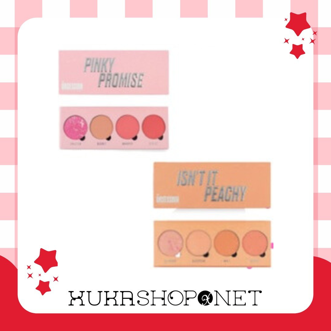 Bảng Má Hồng 4 Ô Revolution Makeup Obsession Pinky Promise / Isn'T It Peachy Blush Palette