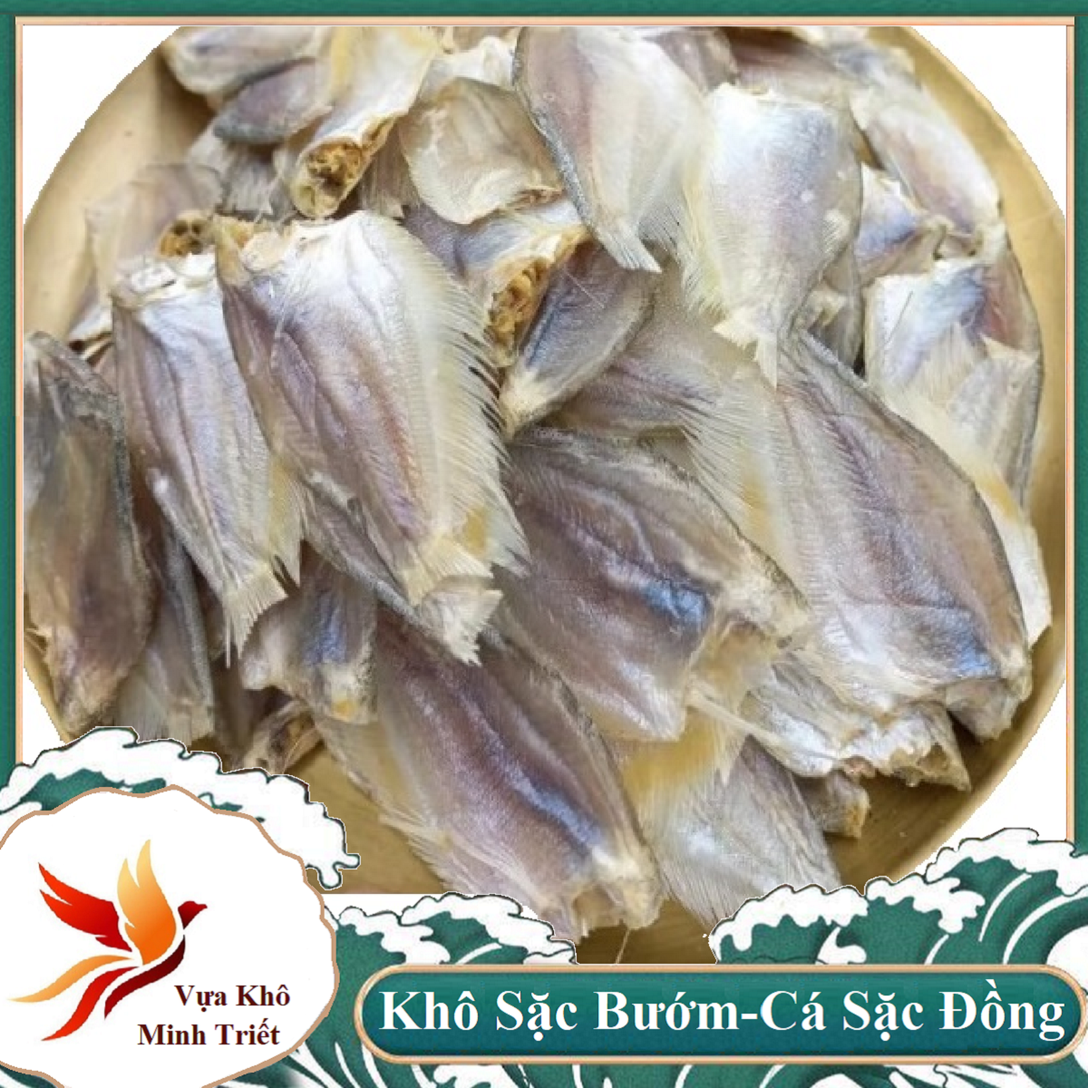 Khô cá sặc đồng( cá sặc bướm 500gr Khô cá sặc lá loại 1-Vựa Khô Minh Triết
