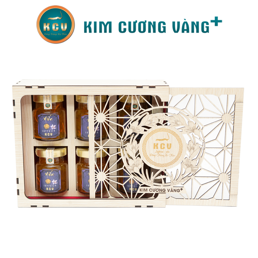 Yến đông trùng hạ thảo saffron kcv