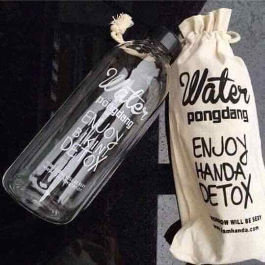 Bình nước detox - bình detox kèm túi