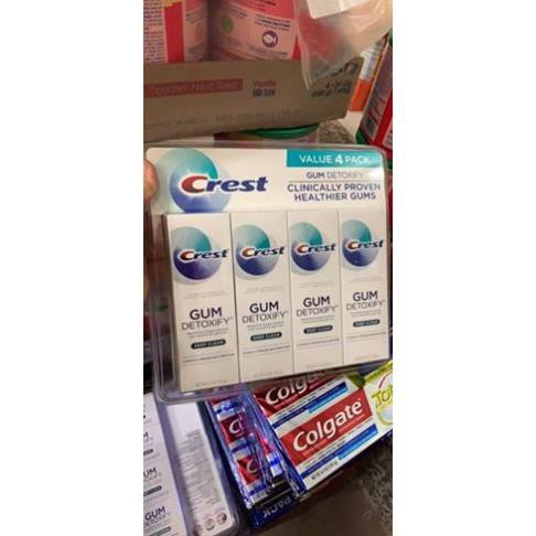 Kem đánh răng Crest Gum Detoxify 116g - Ngọc Lan, sản phẩm tốt, chất lượng cao, cam kết như hình, an toàn cho sức khỏe người sử dụng