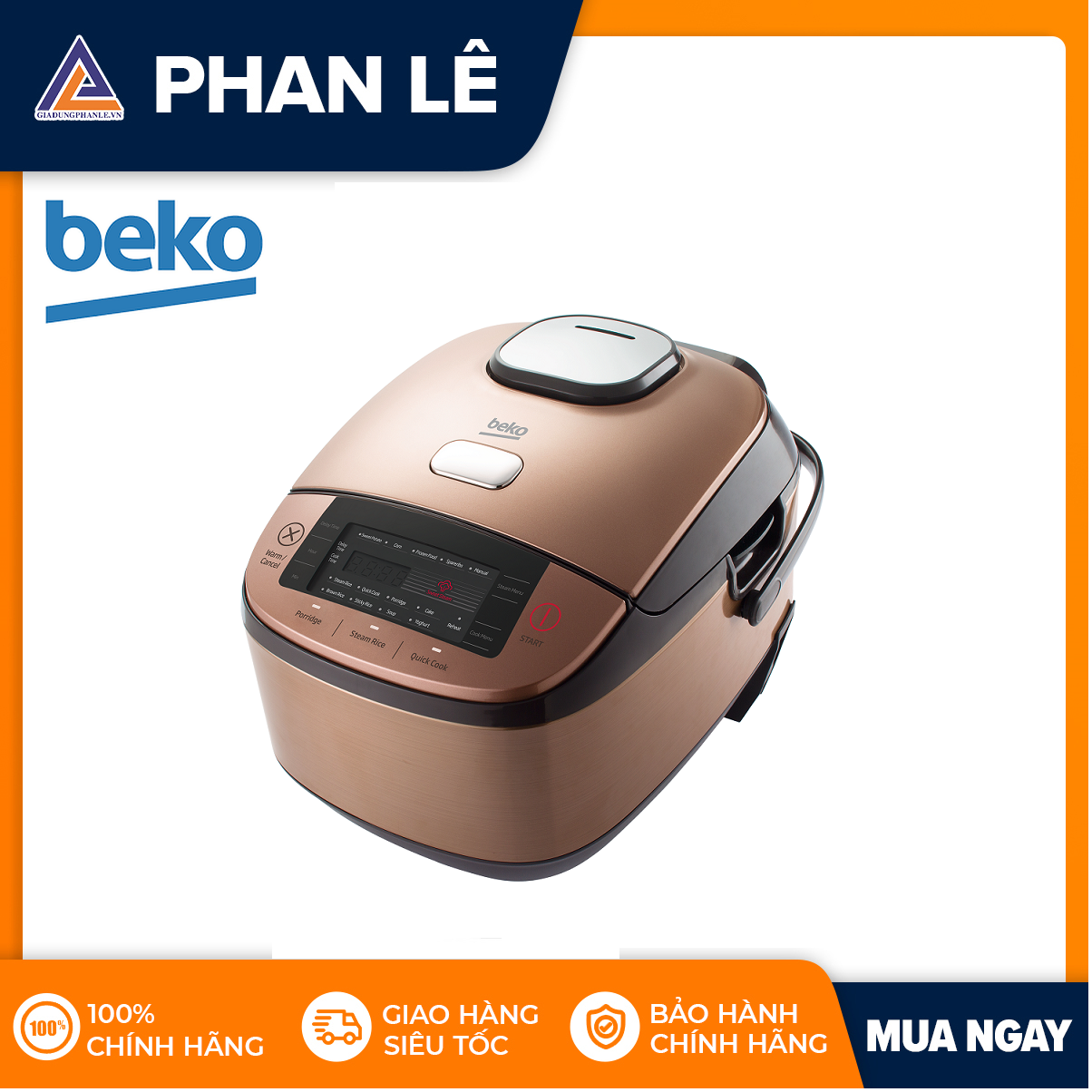 Nồi cơm điện beko rcm67023r 1.8 lít
