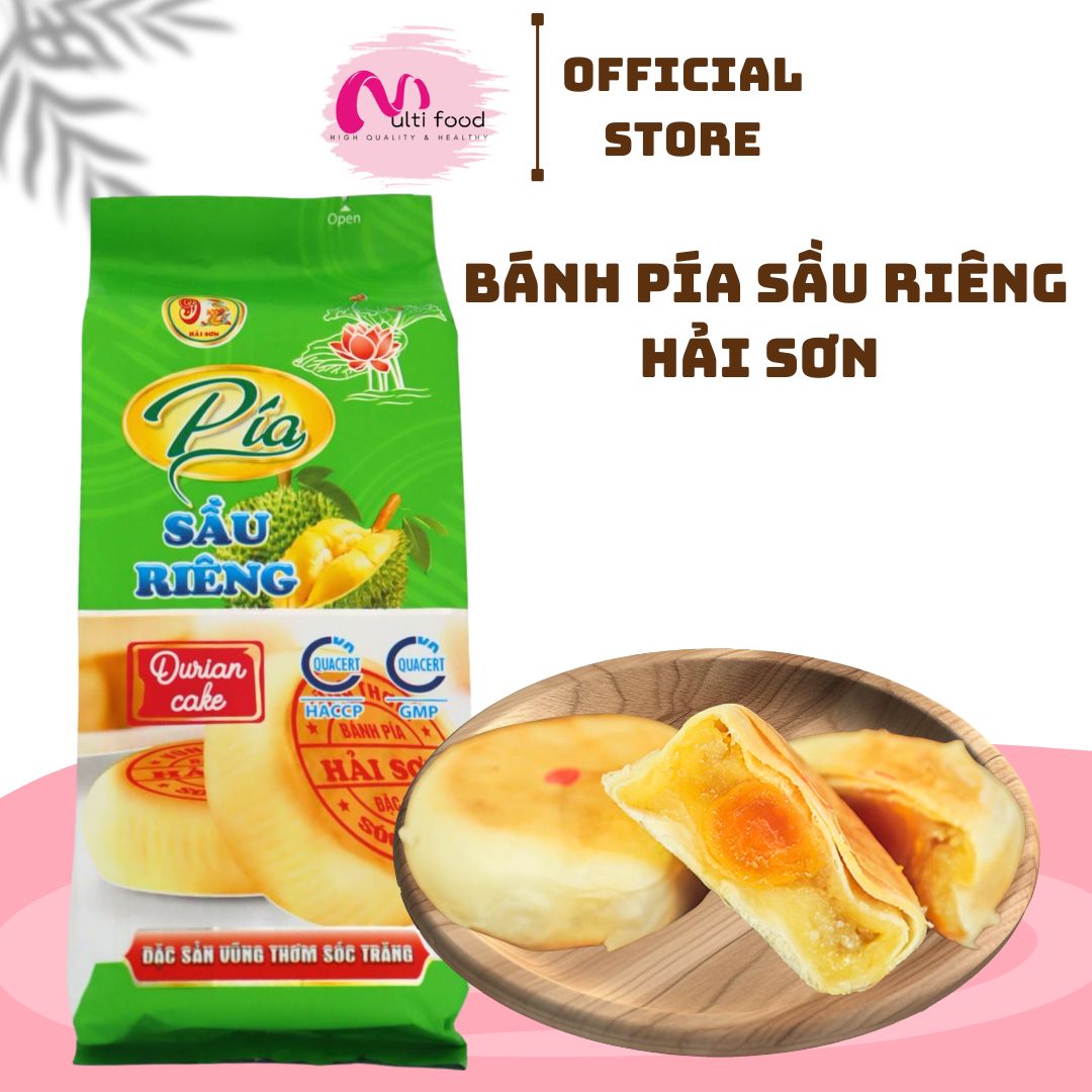 Bánh Pía Đậu Xanh Sầu Riêng Trứng Túi 4 Bánh