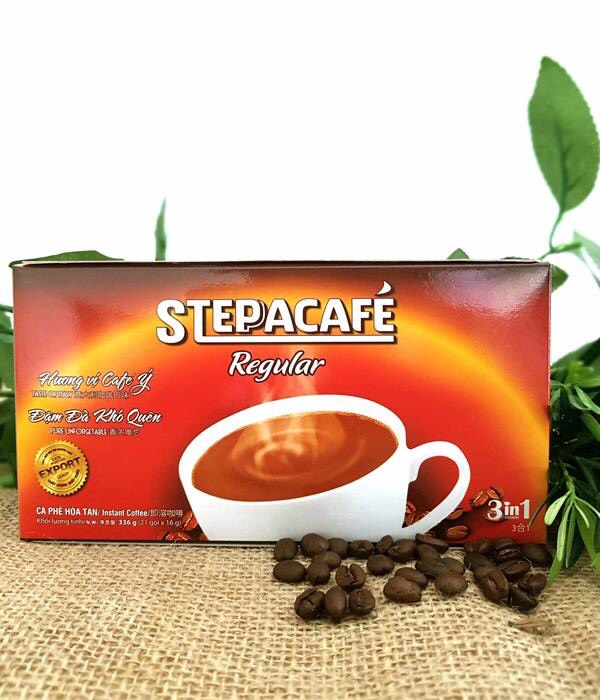SteppaCafe - Cà phê hòa tan Regular 21 gói/hộp