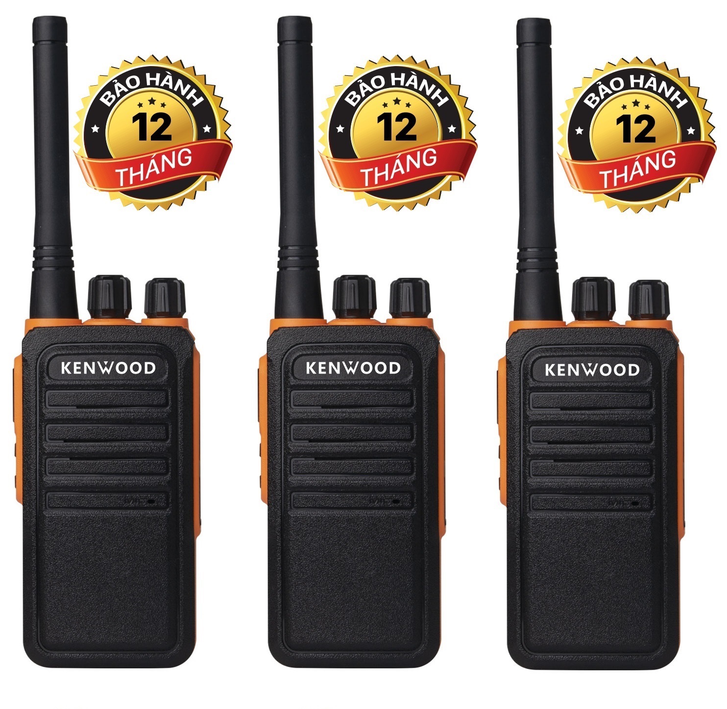 Bộ 3 Bộ đàm Kenwood TK3388S(Loa chống bụi, Dung lượng pin cực lớn 12 tiếng, cự ly liên lạc xa, siêu bền)