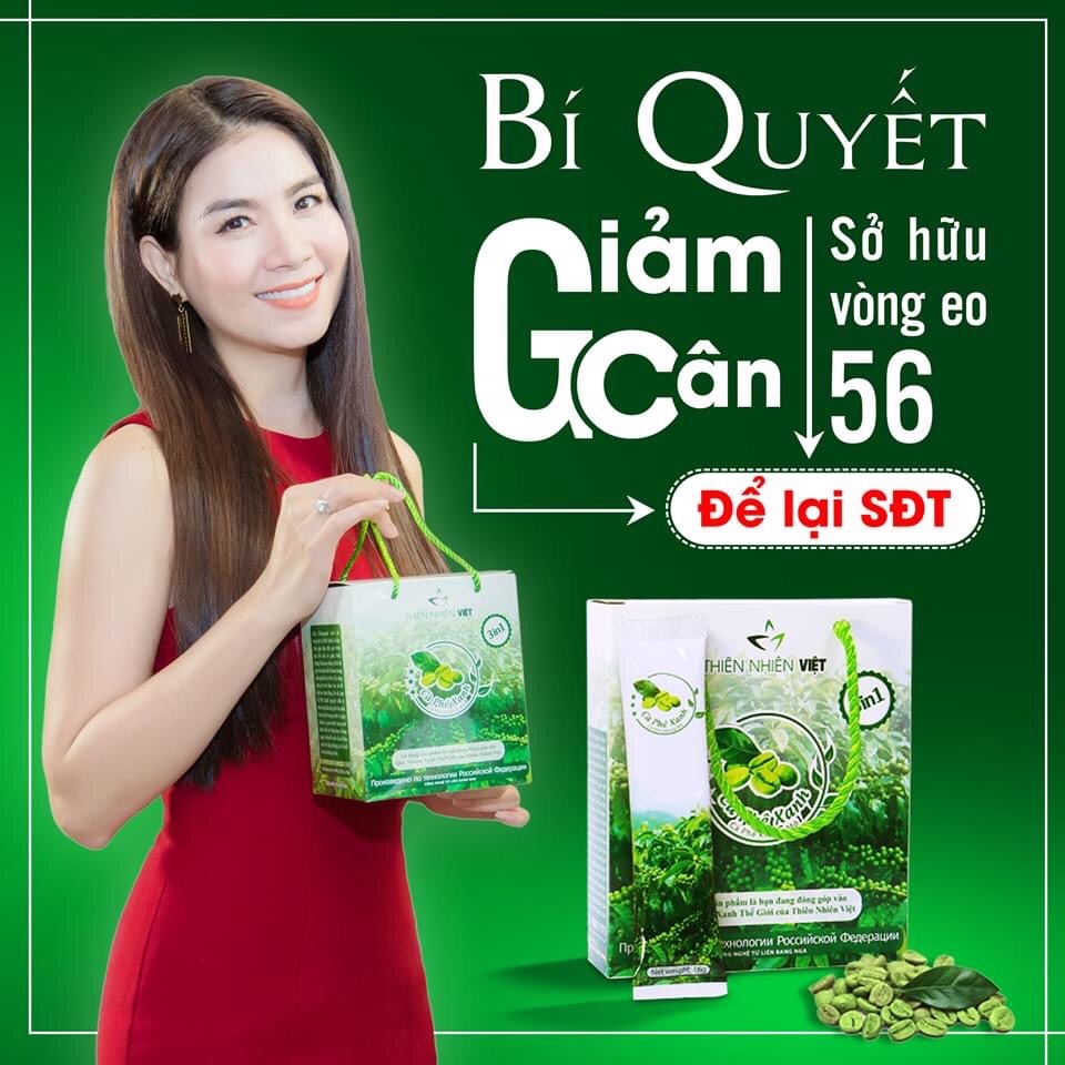 Combo 2 hộp cà phê xanh giảm cân - mỗi hộp 10 gói