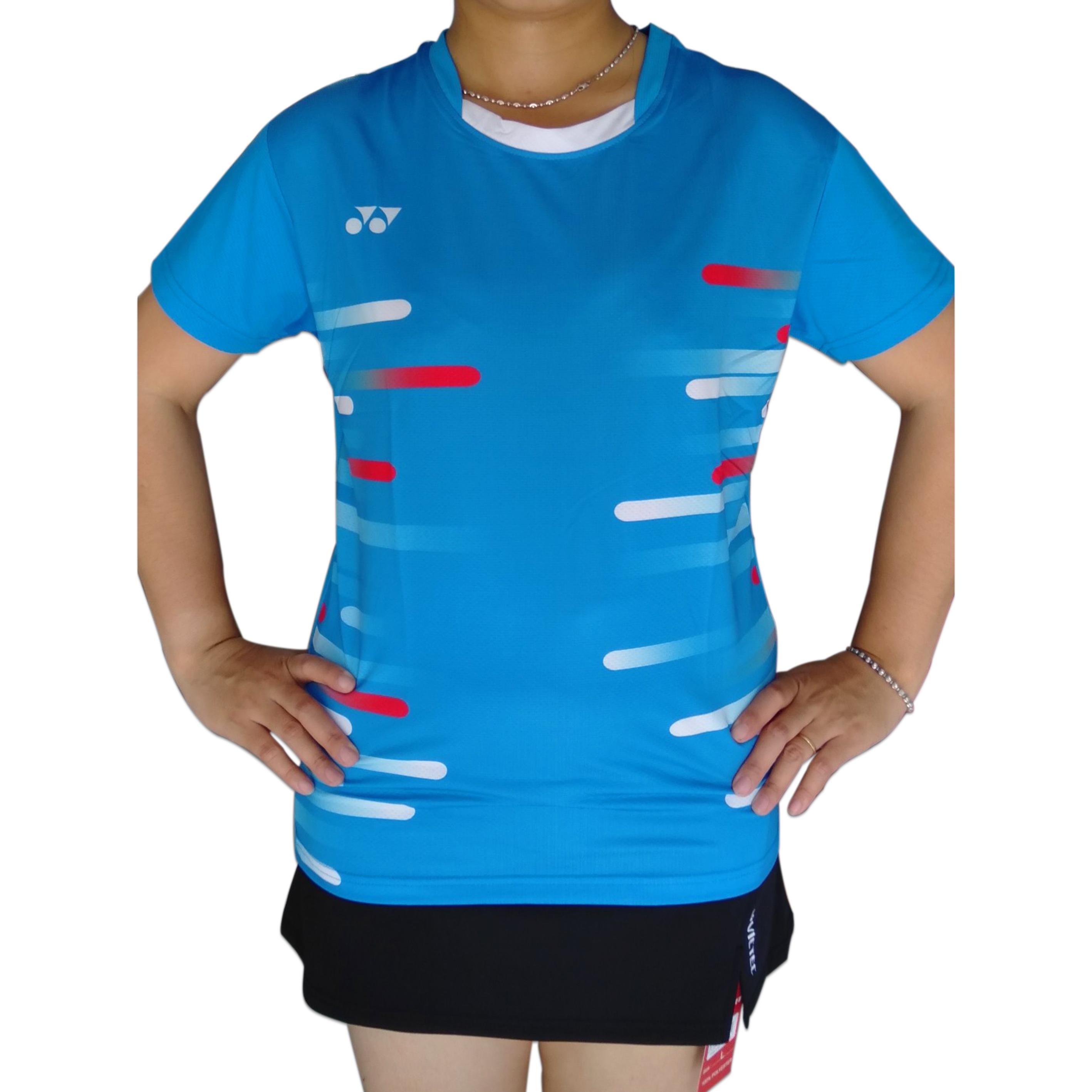 Áo cầu lông yonex 2019 Nam nữ Xanh dương