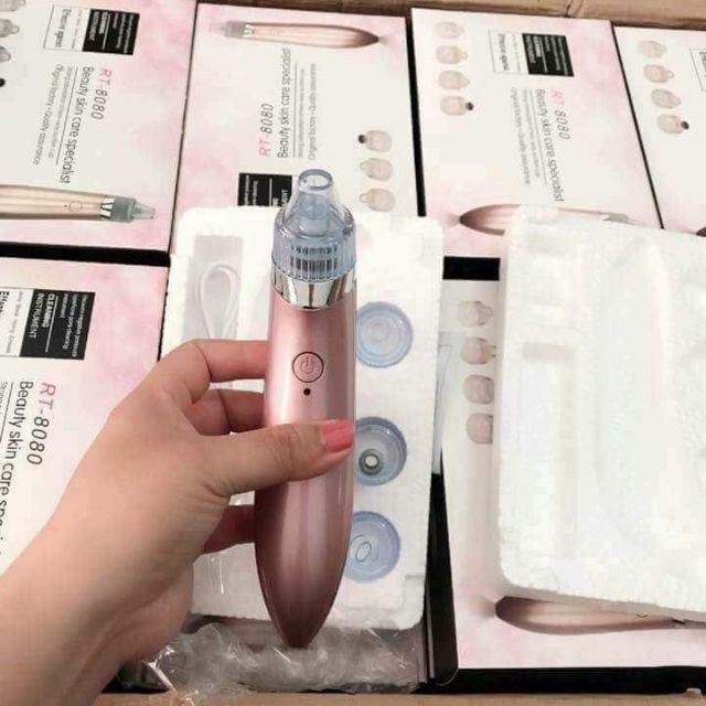 Máy hút mụn beauty skin care xn-8030 tặng kèm 4 đầu hút