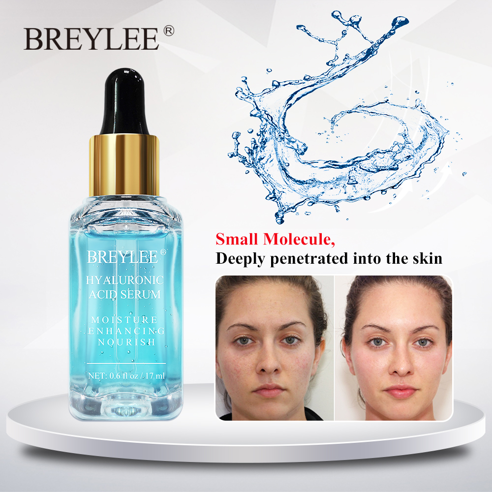 Serum BREYLEE chứa axit Hyaluronic dưỡng ẩm sâu cải thiện da khô chăm sóc da 17ml - INTL