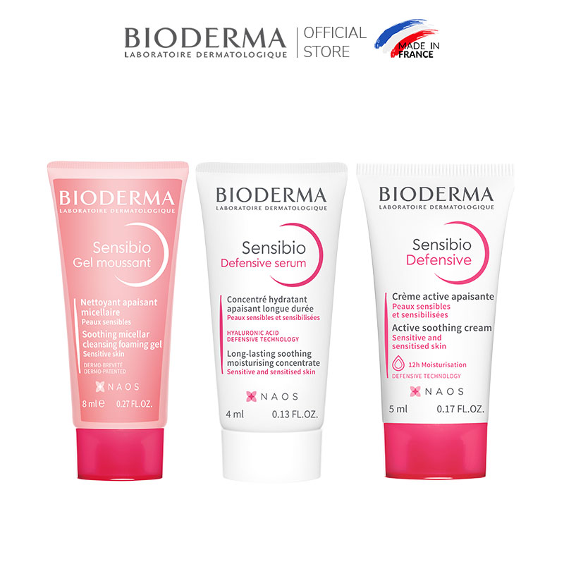 Bộ sản phẩm dùng thử Bioderma Sensibio dành cho da nhạy cảm