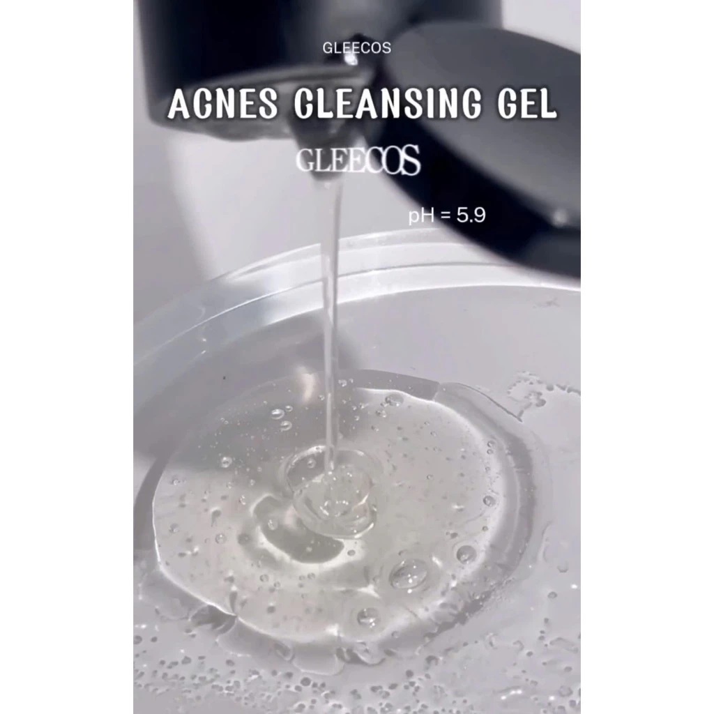 Sữa Rửa Mặt Làm Sạch sâu kiềm dầu dành cho Nam giới Acnes Cleansing Gel BHA Gleecos 100ml