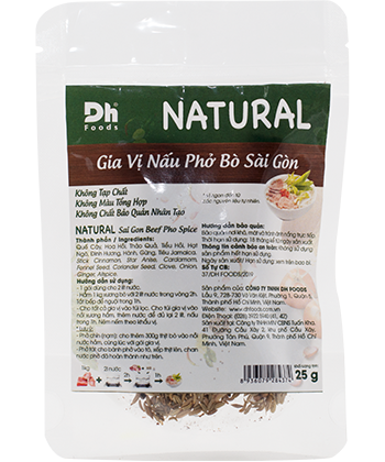 Gia vị nấu phở bò Sài Gòn Dh foods