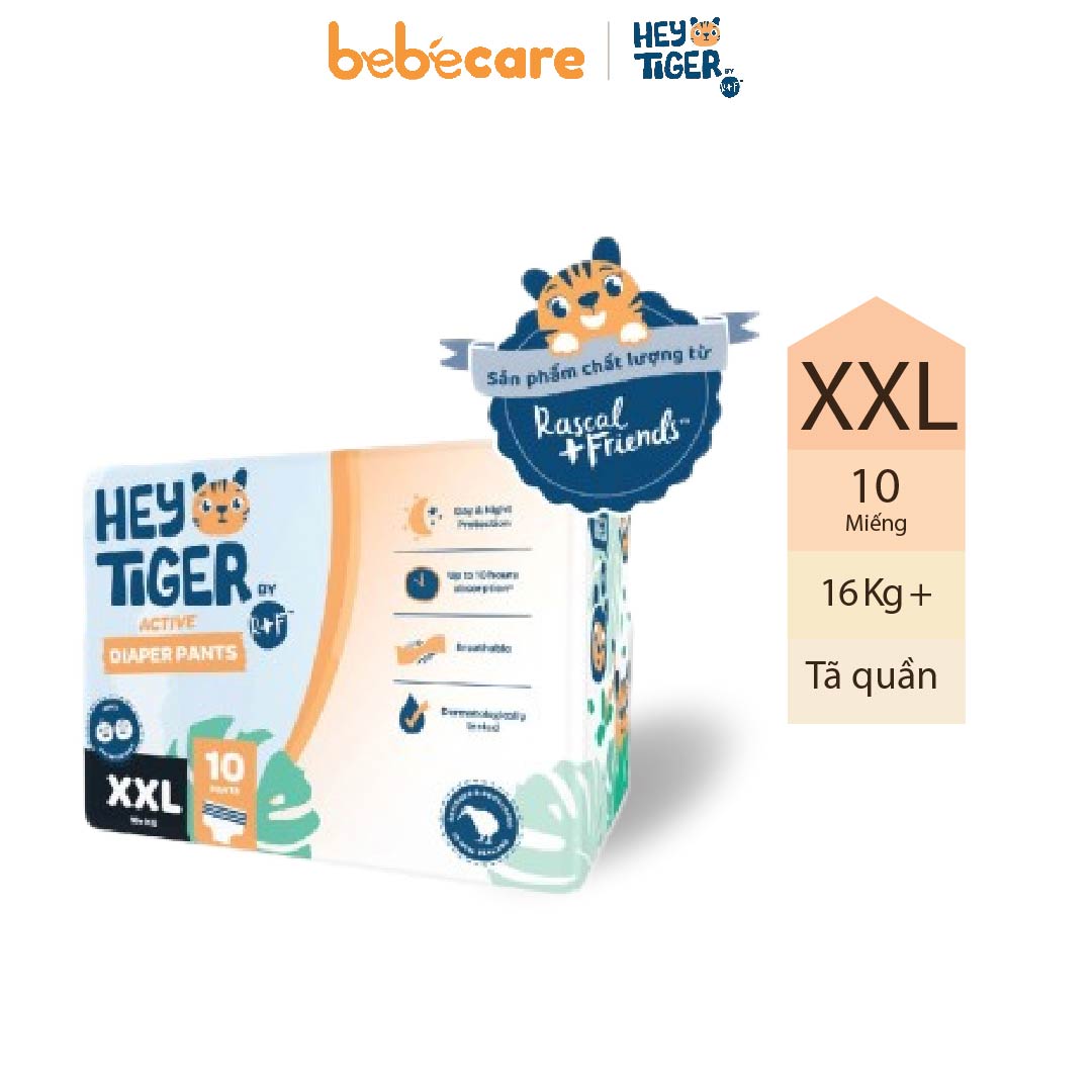 Diaper pants Hey Tiger size XXL 10 pieces (baby on 16 kg)