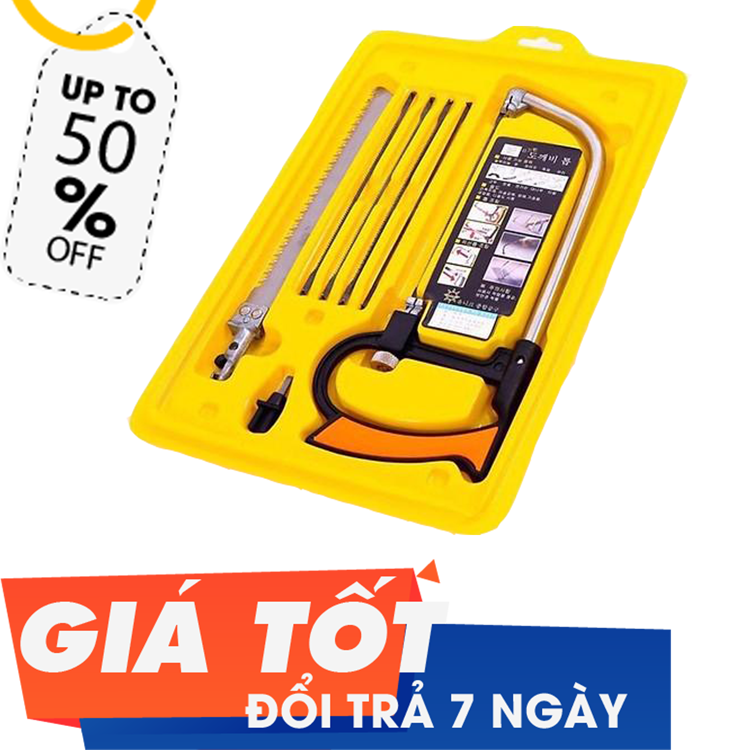[LOẠI TỐT] Bộ cưa 6 món , Mua cưa lọng cầm tay - Máy cưa đa năng, Bộ cưa đa năng 6 lưỡi - Loại to, nhanh chóng, tiện dụng - HÀNG CHUẨN, UY TÍN 1 ĐỔI 1