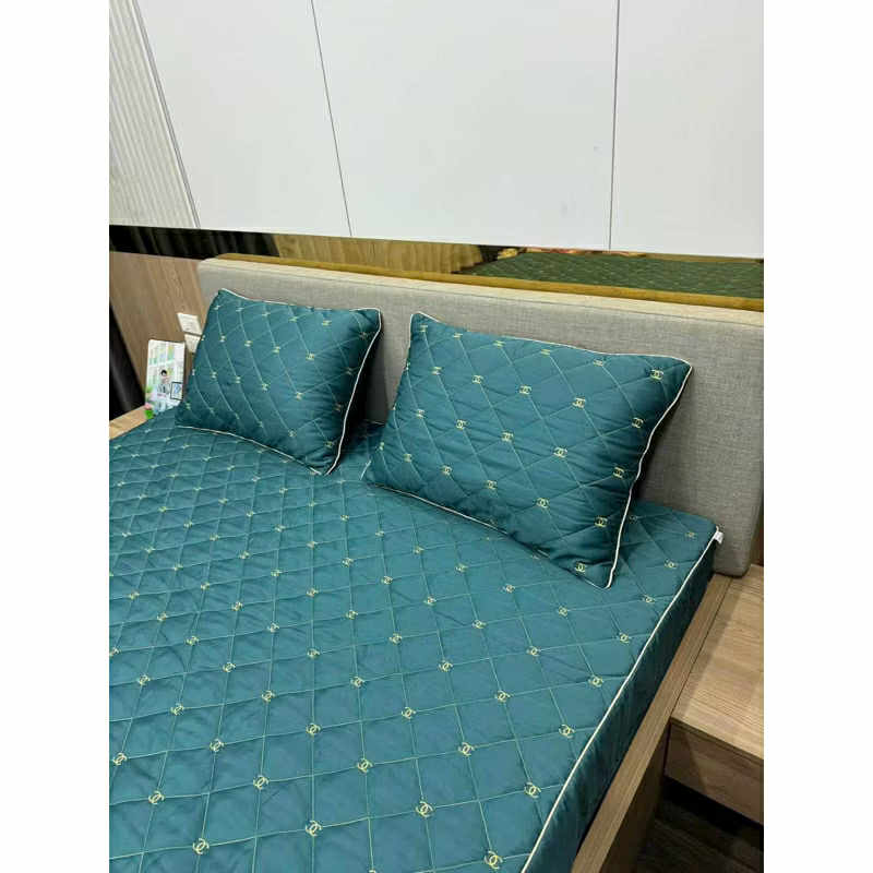 [Xả Kho] Lẻ Ga phi lụa chữ X trần bông 3 lớp mềm mịn nằm dễ chịu đầy đủ kích thước 1m2-1m6-1m8-2m2