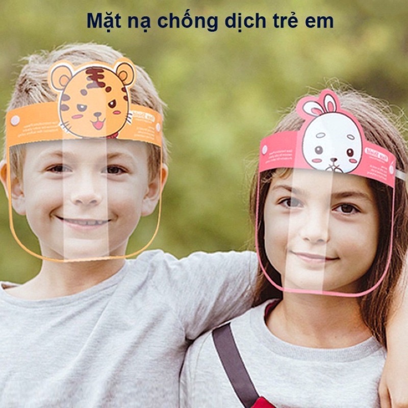 Tấm che mặt cho bé Baby Face Shield Kính Bảo Hộ Chống Giọt Bắn Phòng Dịch Cỡ Trẻ Em