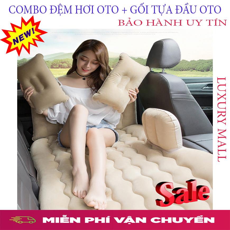(Sale 50%) Đệm Nệm Hơi Ô Tô Cao Cấp Vải Dù Nhập Khẩu, Bán Đệm Hơi Ô Tô Loại Dày, Giá Re , Đệm Hơi Ô Tô VẢI DÙ - Bền, Đẹp, Sạch ( Tặng Kèm Bơm) Nệm Đa Năng Bền Đẹp Tiện Dụng Cho Những Chuyến Dã Ngoại , Hàng Chất Lượng BH 5 Năm,Bởi LUXURY MALL