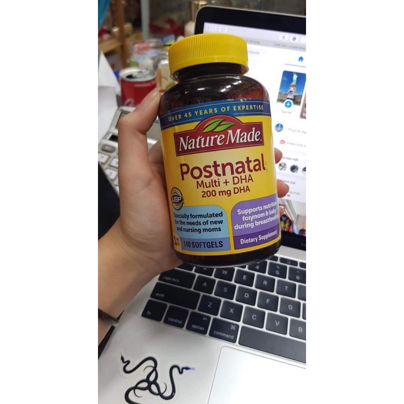 Posnatal multi + dha 200mg 140 viên của mỹ