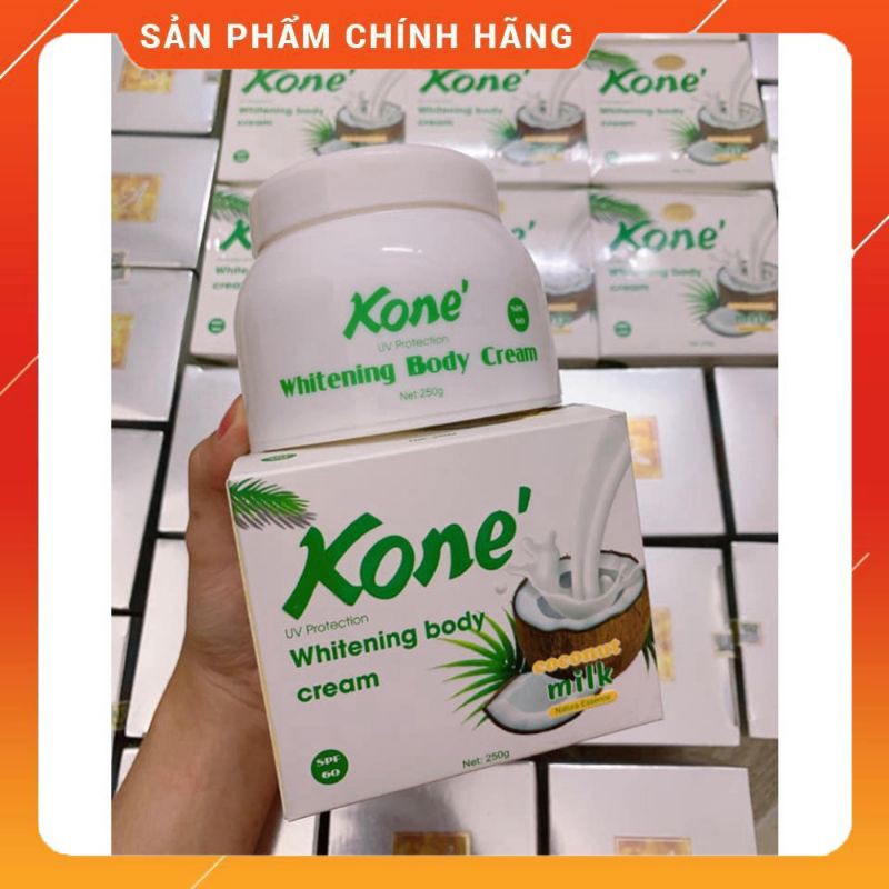 Kem body dưỡng trắng, mịn da kone sữa dừa chính hãng thái lan
