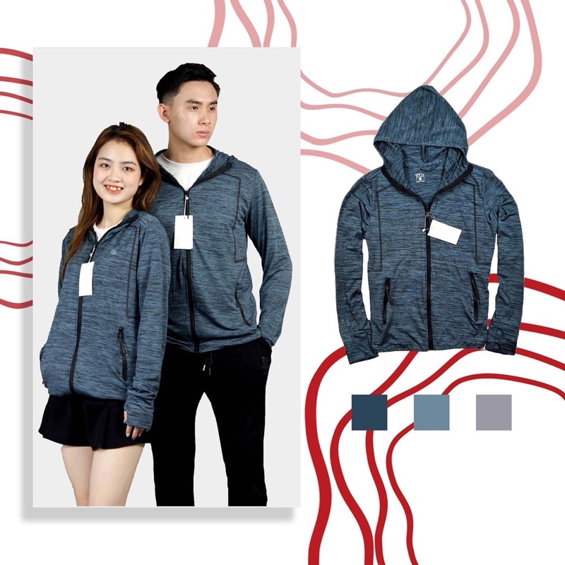 Áo chống nắng nam, Áo khoác đi nắng nam Sợi Tre Q525 cao cấp, Chất Umi dầy dặn thoáng mát, 3 màu ghi xanh - xanh đậm, full size từ 40-85kg