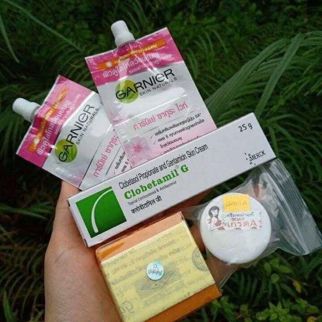 1 set Garnier Tem Vàng Chuẩn Thái Lan [Loại 1] gồm 5 món