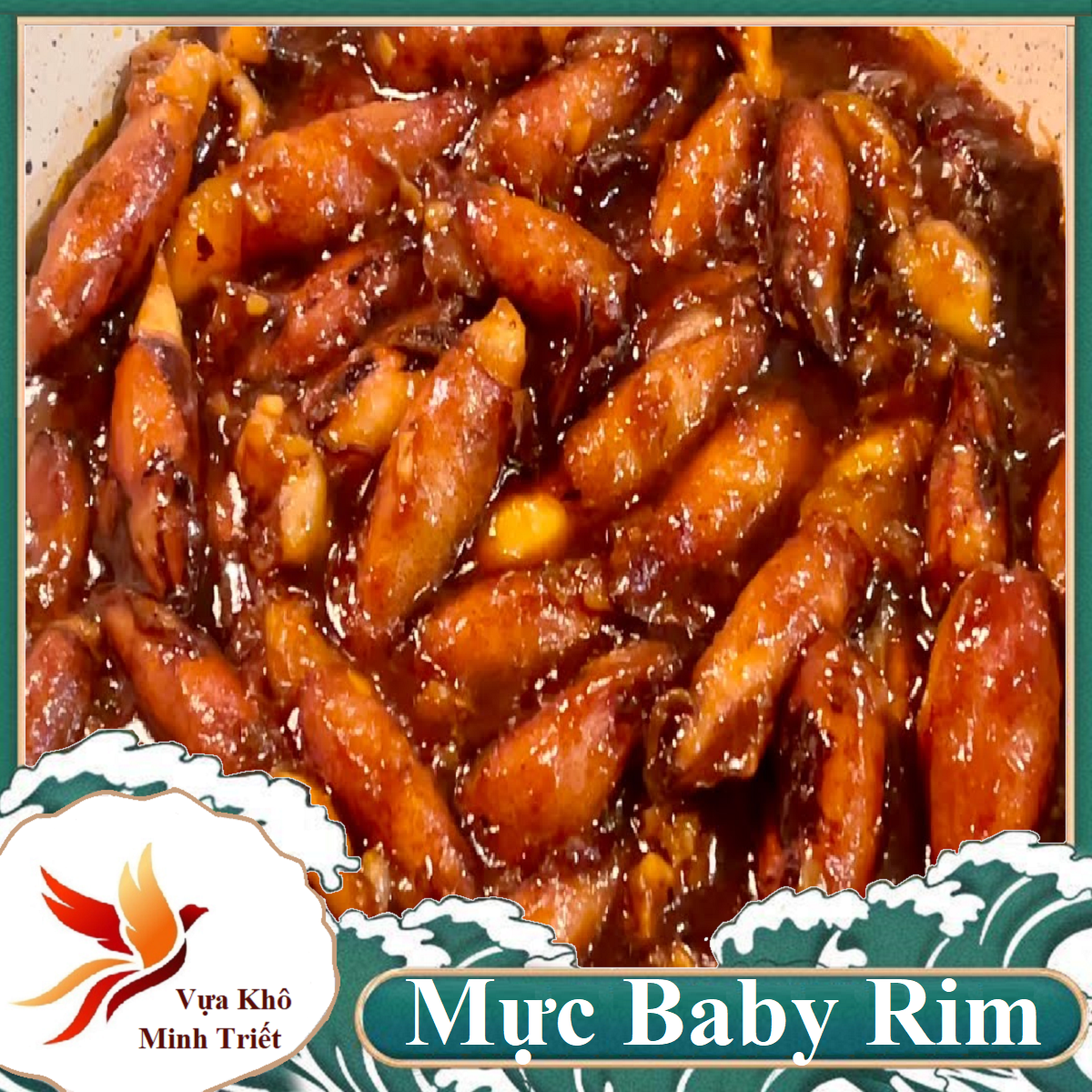 Mực sữa rim mặn ngọt siêu hao cơm- mở nấp dùng ngay- vựa khô minh triết