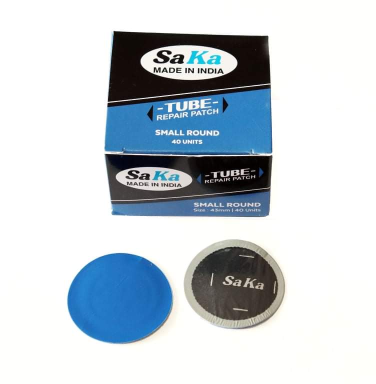 Miếng vá săm lốp xe máy ô tô saka small round 43mm