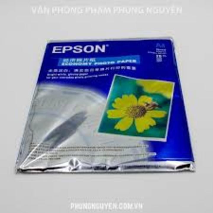 Giấy in ảnh epson a4 230gsm 1 mặt bóng