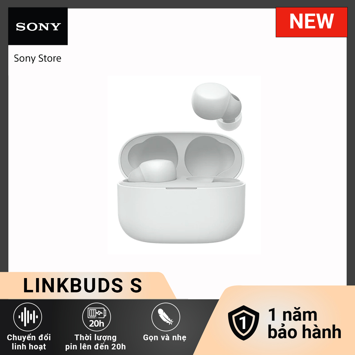 Tai nghe không dây chống ồn sony wf-ls900n linkbuds s