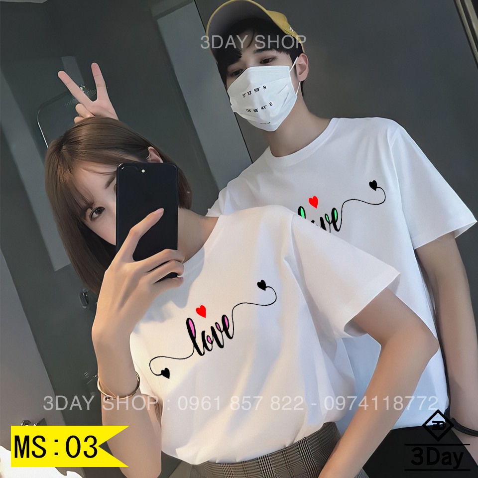 Áo đôi áo cặp nhịp tim