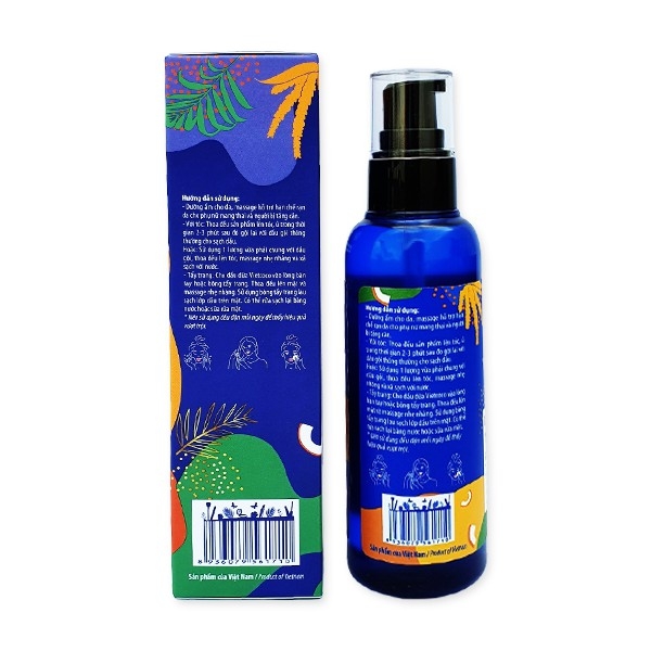 Dầu dừa tinh khiết Vietcoco chai xịt 130ml