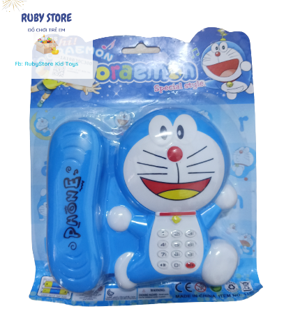 ĐỒ CHƠI ĐIỆN THOẠI BÀN HOẠT HÌNH DỄ THƯƠNG CHO BÉ (Dùng pin)