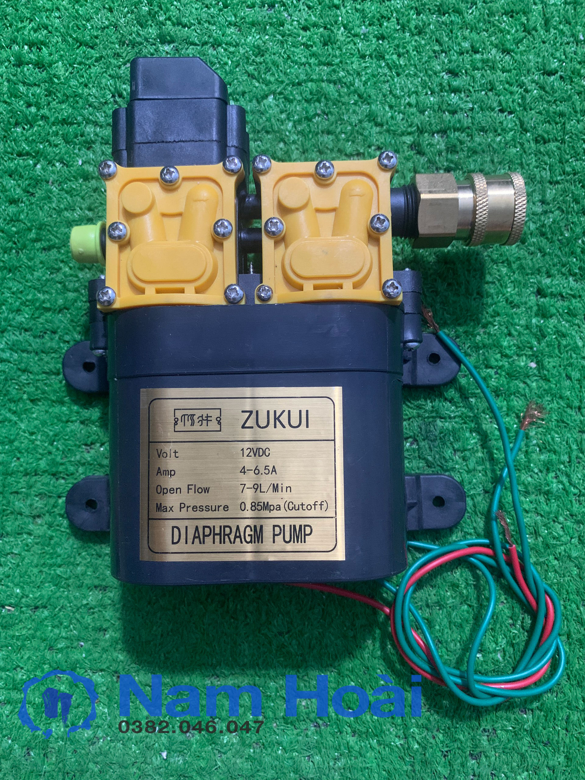 BƠM ĐÔI MINI 12V 150W ZUKUI -TĂNG ÁP LỰC NƯỚC, RỬA XE Ô TÔ , XE MÁY...v.v