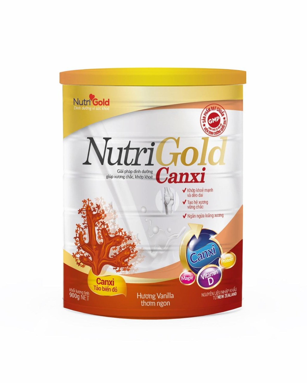 Nutrigold canxi lon 900g