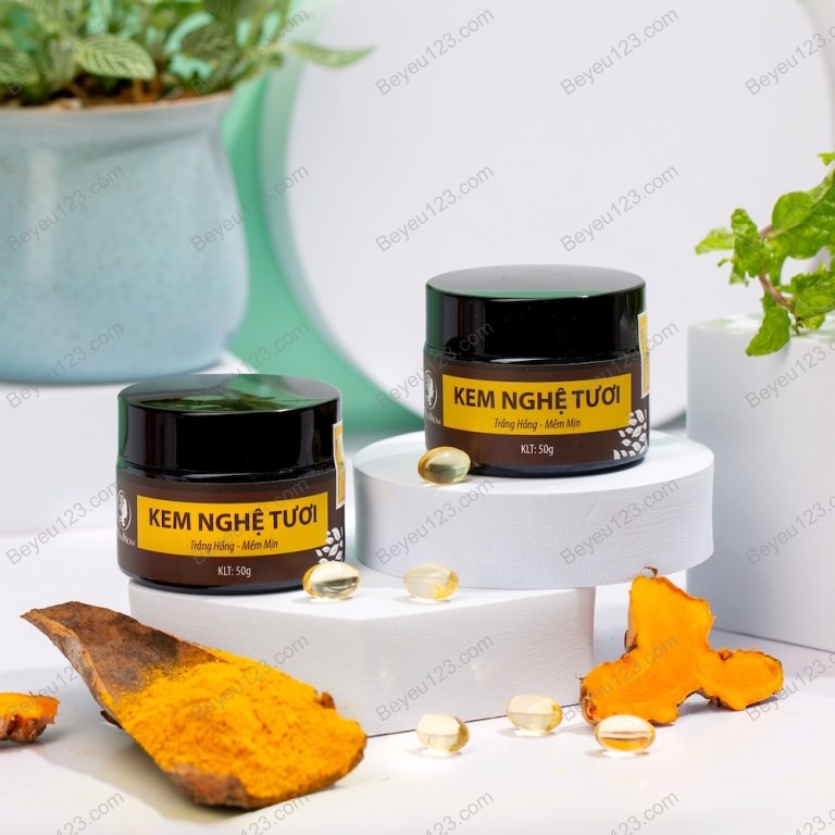 Combo 2 Hũ Kem nghệ tươi Wonmom - dưỡng trắng da tự nhiên - giảm thâm nám