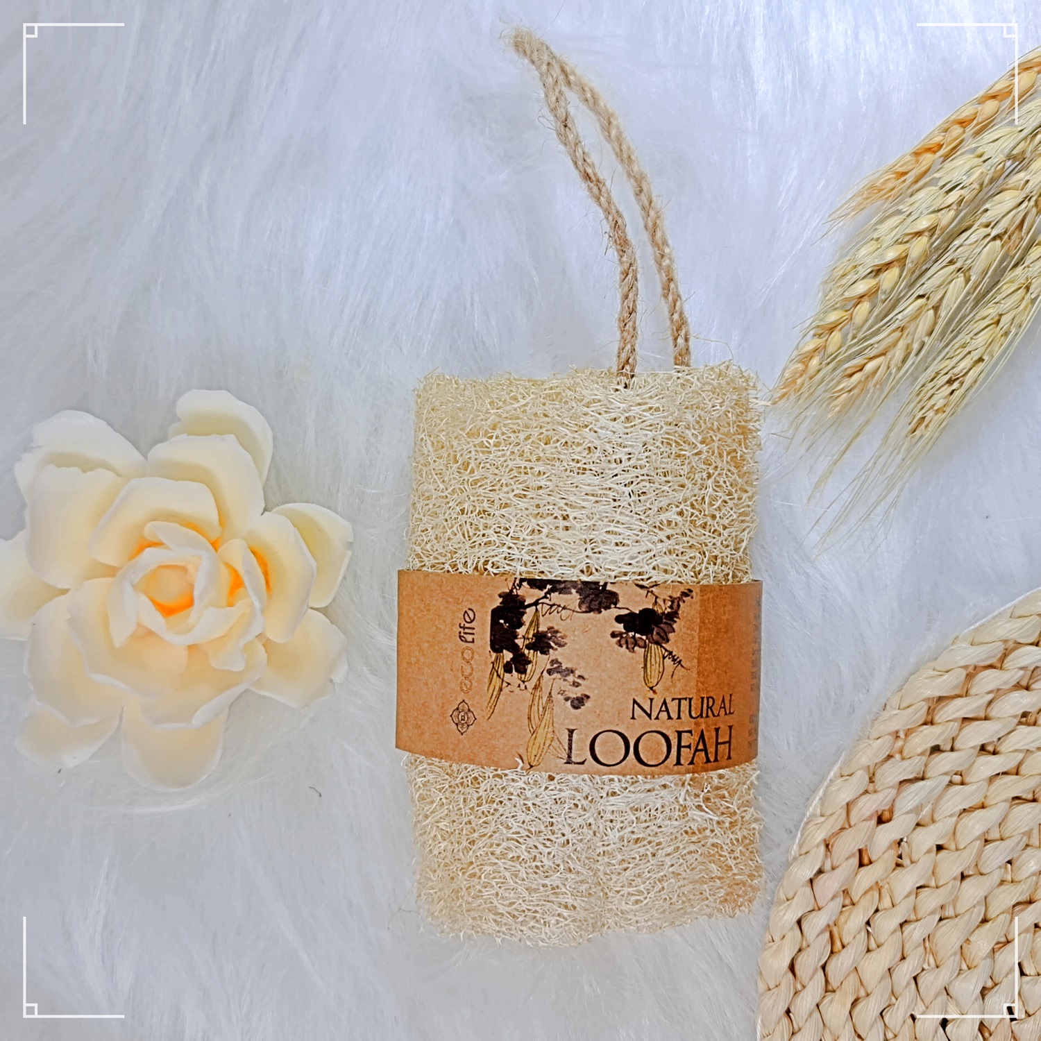 Bông tắm xơ mướp thiên nhiên ECOLIFE