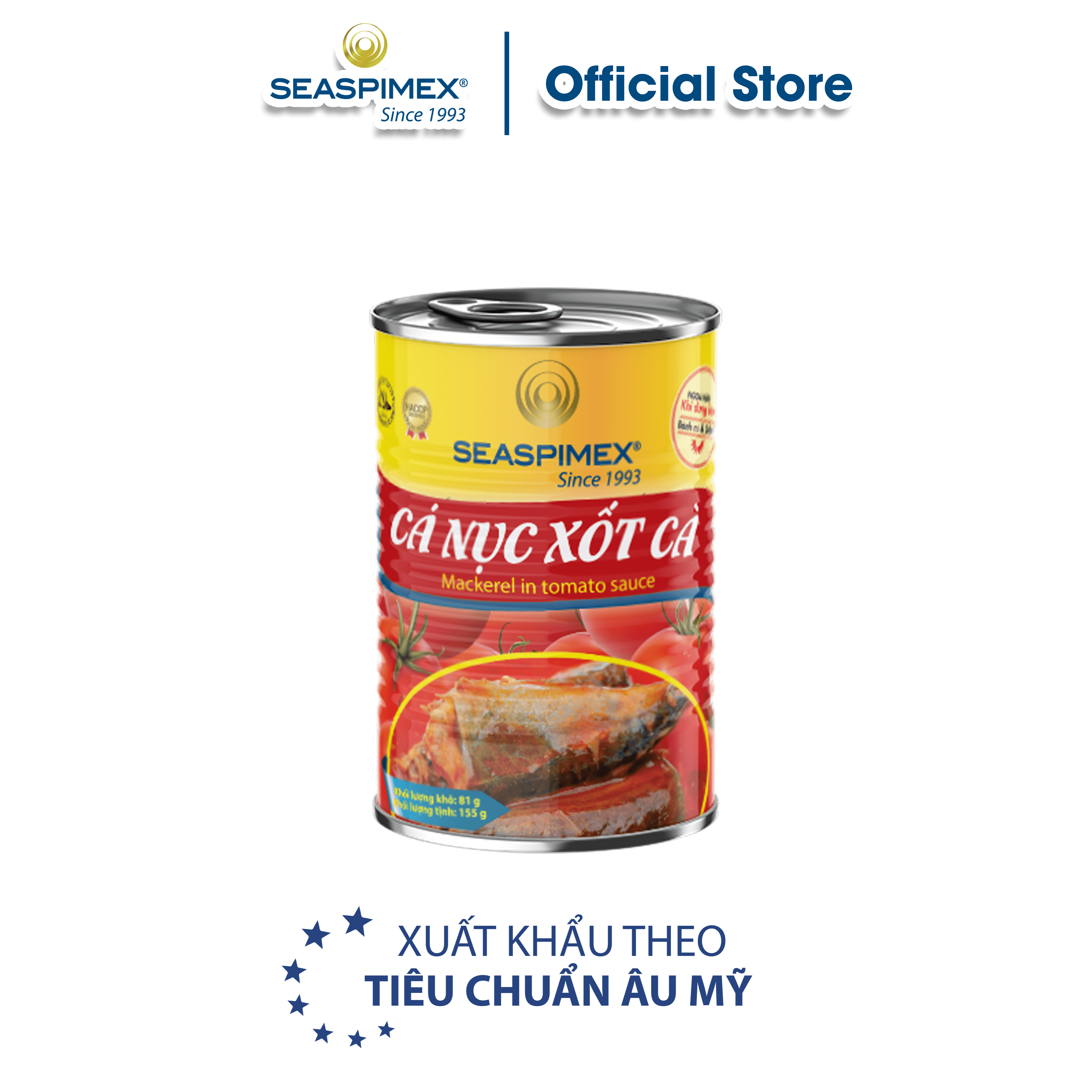 Cá nục xốt cà seaspimex 155gr