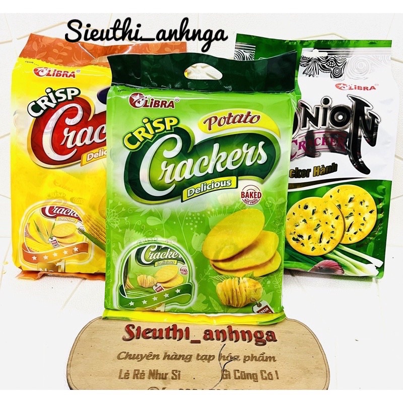 Bánh khoai tây potato crackers túi 230g