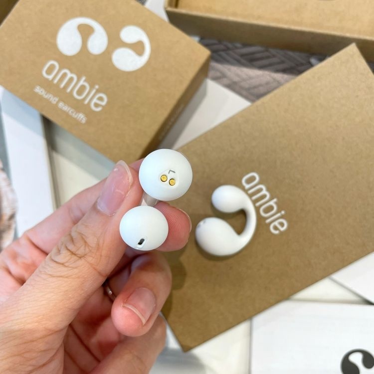 Tai Nghe Ambie Còng Tai Nghe Bluetooth 5.2 Không Dây AMBEI  Tai Nghe Bluetooth Ambie Sony Đeo Vành T