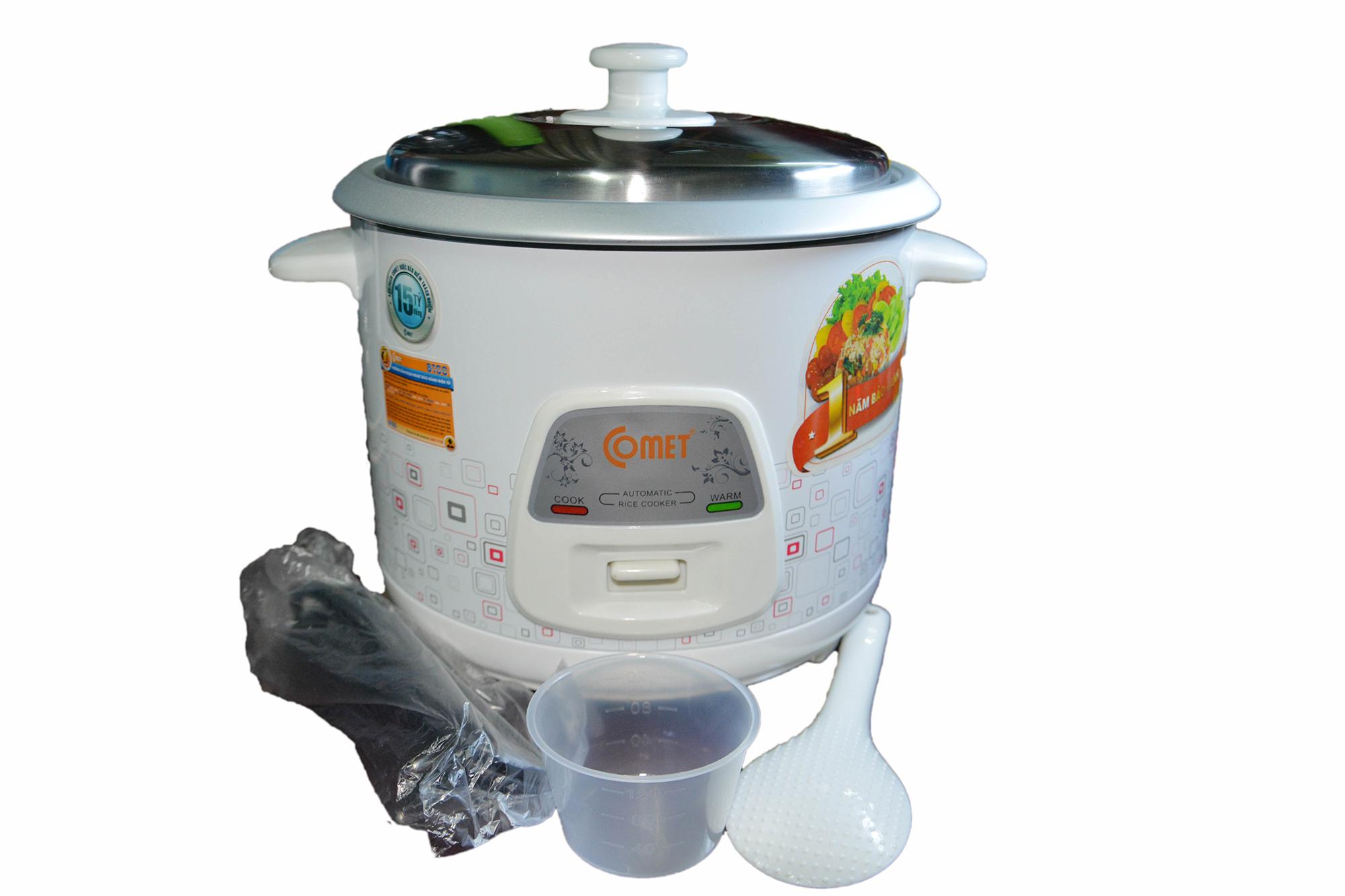 Nồi cơm điện nắp rời comet cm8009 12 lít