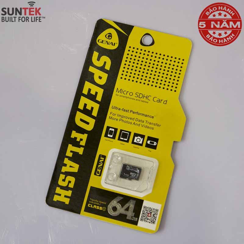 Thẻ nhớ micro sdxc cao cấp suntek uhs-i u1 class10 16gb/32gb/64gb - bảo hành 5 năm