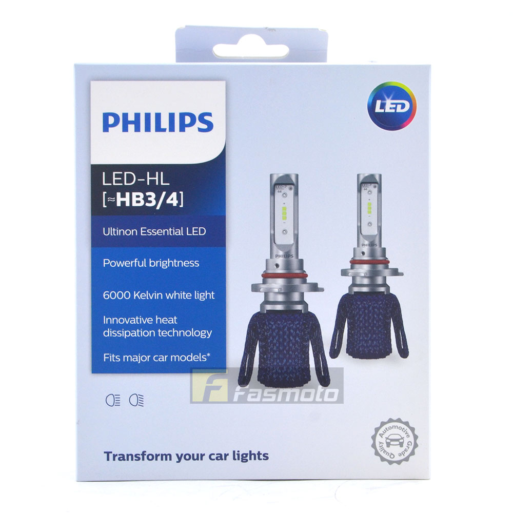 [HCM]BÓNG ĐÈN Ô TÔ PHILIPS BÓNG ĐÈN XE HƠI PHILIPS LED HB3/HB4 11005UEX2 6000K ĐÈN LED COS PHA GẦM PHILIPS HB3/HB4 12V