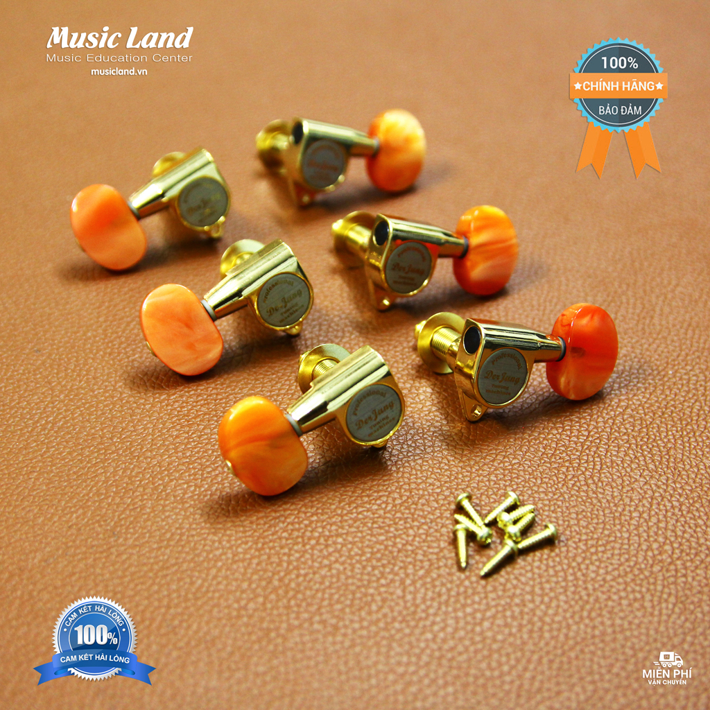 Khóa Đàn Guitar Acoustic DeJung P14R – Chính Hãng