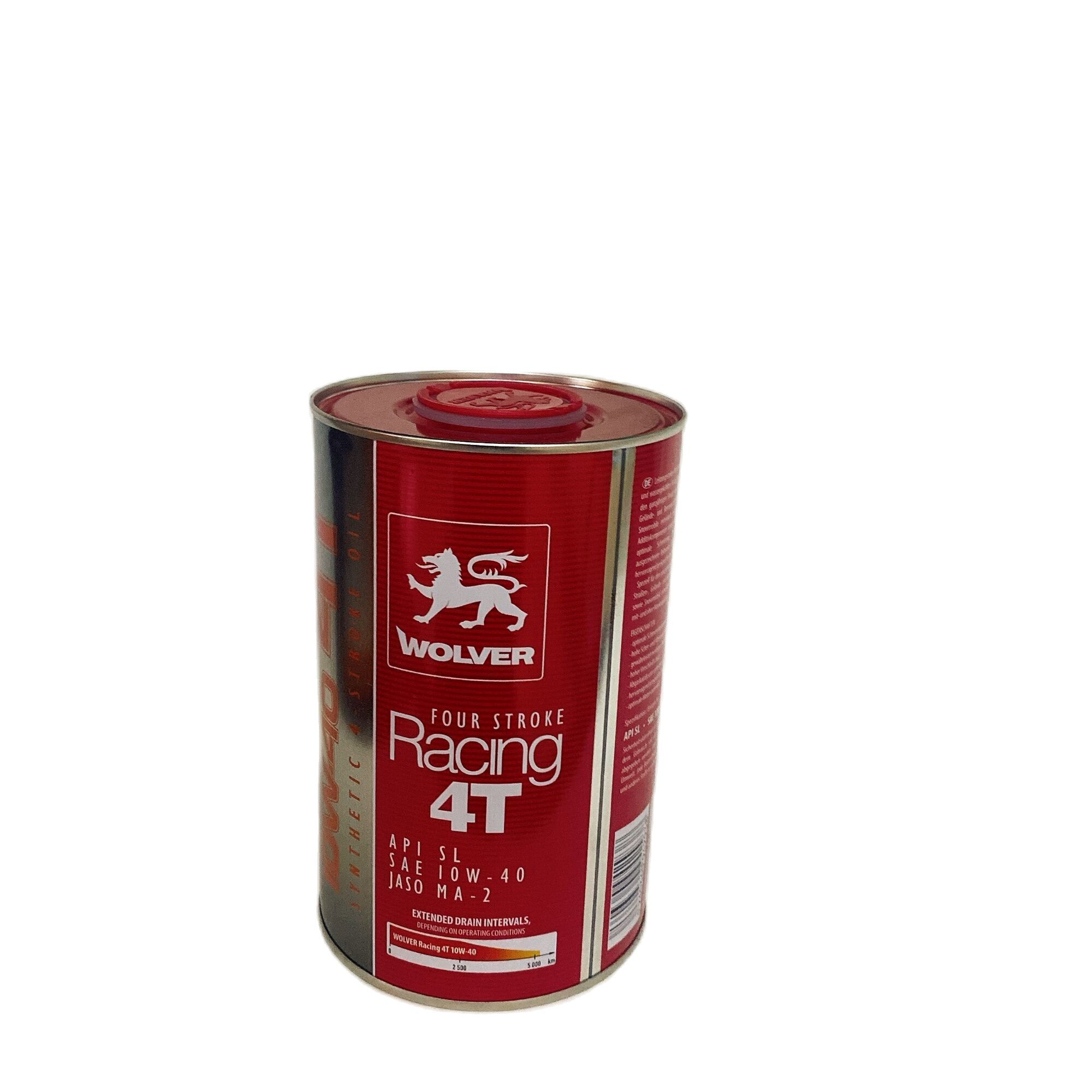 Nhớt wolver racing 4t 10w40 công nghệ tổng hợp api sl jaso ma2